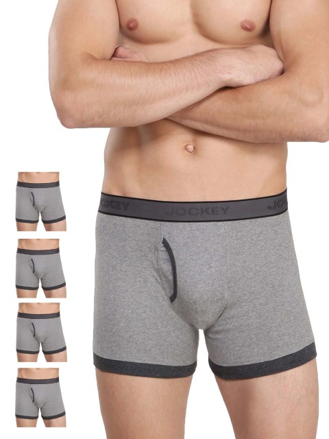 

Jockey Men Pack of 5 Charcoal Grey Trunks 1017-0105