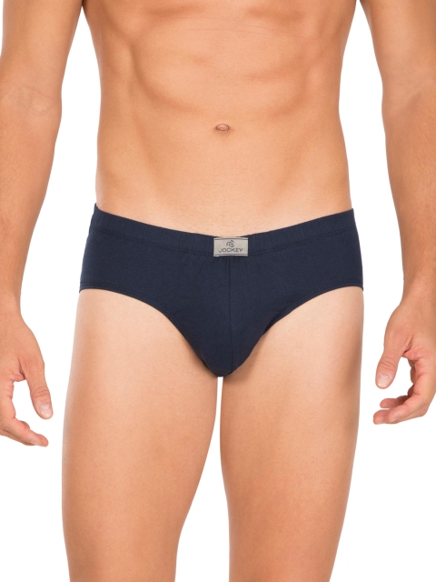 

Jockey Men Navy Blue Solid Poco Briefs 8035-0105