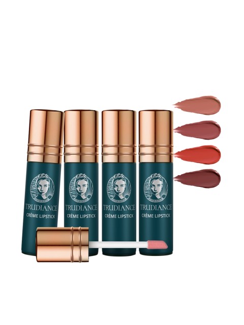 

TRUDIANCE Set Of 4 Cymbidium Cedarwood Rosewood & Mahogany Creme Lipstick, Nude