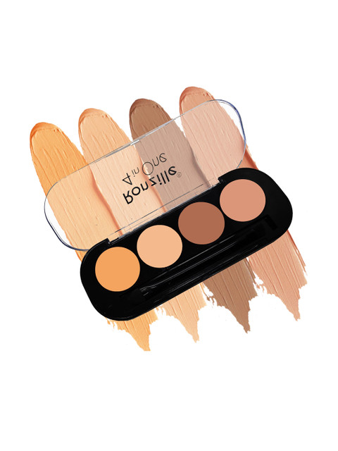 

Ronzille HD Waterproof Matte concealer Palette Shade - A, Beige