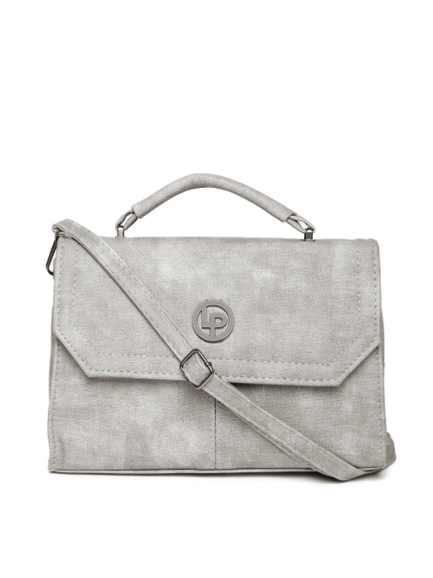 

Lino Perros Grey Solid Satchel