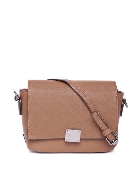 

Lino Perros Brown Solid Sling Bag