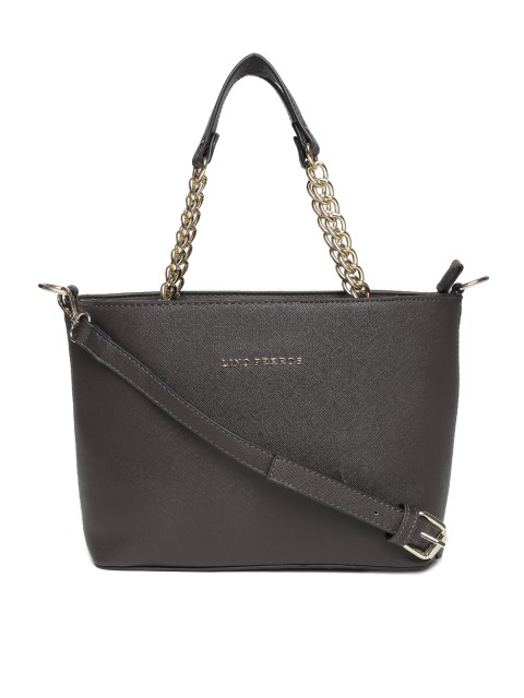

Lino Perros Coffee Brown Solid Shoulder Bag with Sling Strap