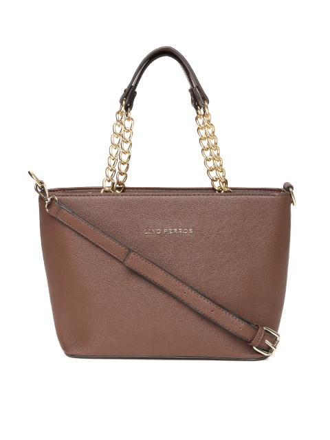 

Lino Perros Brown Solid Shoulder Bag with Sling Strap