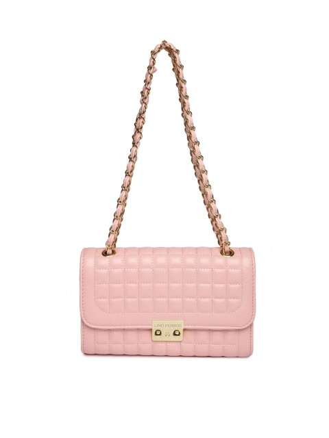 

Lino Perros Pink Quilted Sling Bag