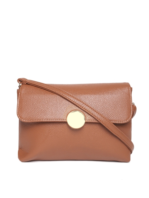 

Lisa Haydo for Lino Perros Tan Brown Solid Sling Bag