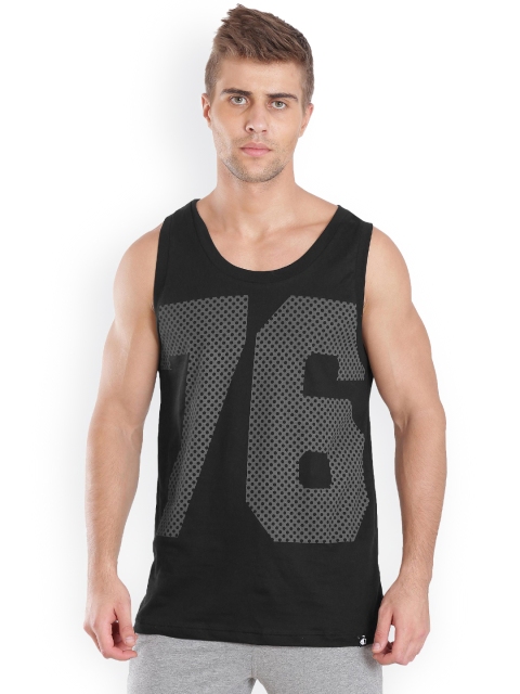 

Jockey Black Printed Innerwear Vest 9928-0105
