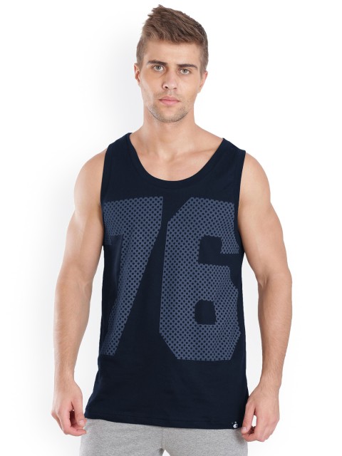 

Jockey Navy Printed Innerwear Vest 9928-0105, Navy blue
