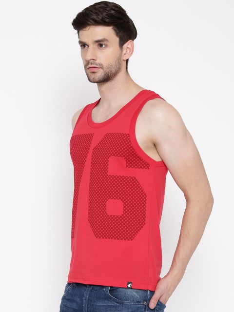 

Jockey Red Printed Vest 9928-0105