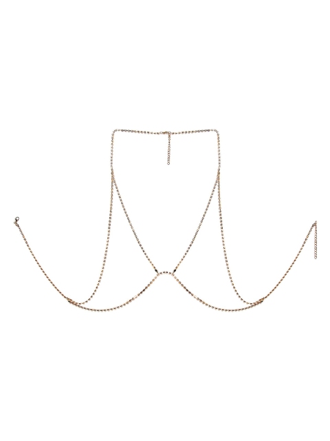 

FemNmas Gold-Toned Gold-Plated Body Chain