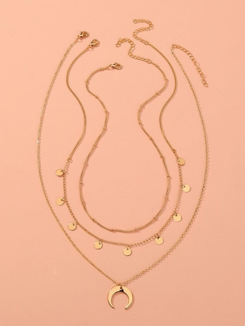 

FemNmas Gold-Toned Gold-Plated Necklace