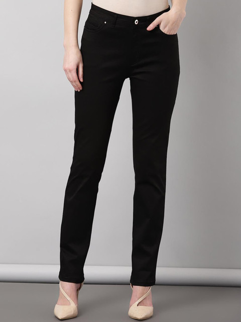 

Lakshita Women Black Comfort Skinny Fit Stretchable Jeans