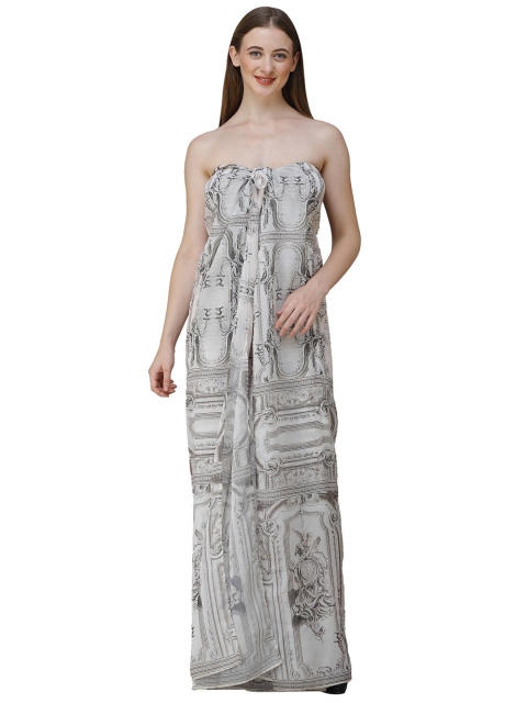 

Rajoria Instyle Georgette Ethnic Maxi Dress, Grey