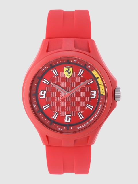 

Ferrari Men Red Analogue Watch 0830283