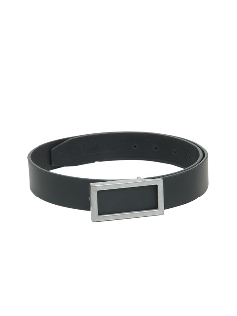 

Calvadoss Boys Black Textured Leather Belt