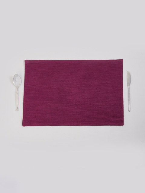 

Home Centre Purple Colour Connect Solid Cotton Placemat