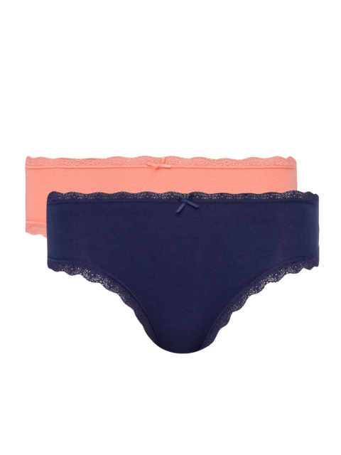 

Jockey Lace Essentials Women Pack of 2 Bikini Briefs LE02-0205, Pink