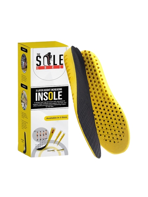 

royalkart Set Of 2 Yellow Solid Insoles