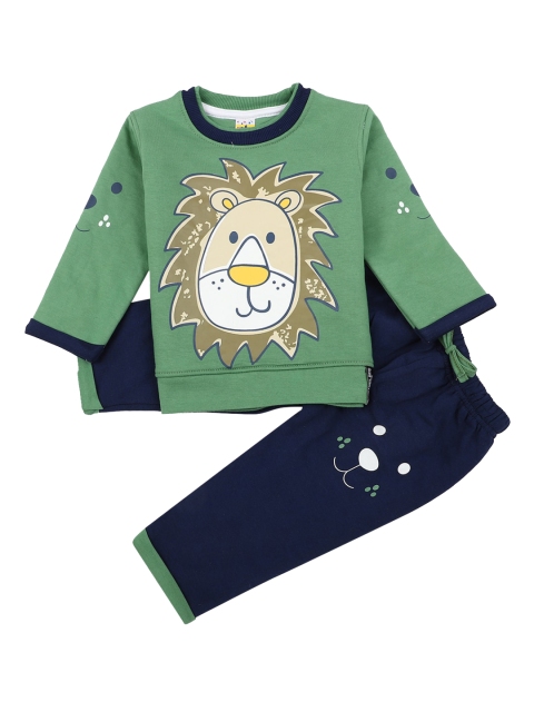 

V-Mart Unisex Kids Green Clothing Set