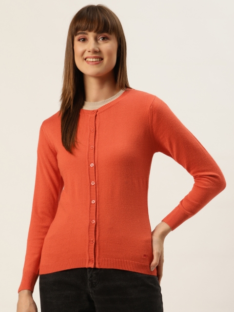 

Monte Carlo Women Orange Cardigan