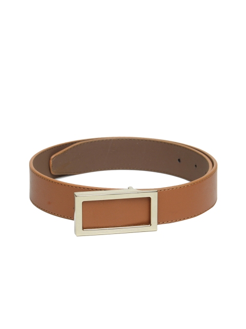 

Calvadoss Boys Tan Brown PU Solid Belt