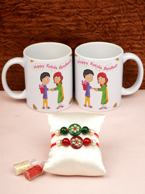 

Crazy Corner Set of 2 Rakhi Combo, Multi