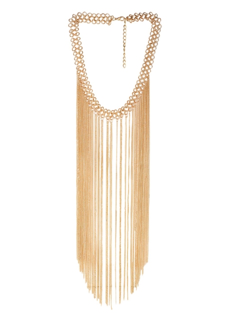 

FemNmas Gold-Toned Gold-Plated Bohemian Necklace