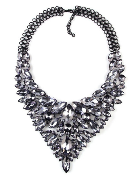 

FemNmas Gold-Toned & Black Gold-Plated Oxidised Necklace