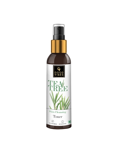 

Good Vibes Tea Tree Skin Cleansing Toner for Excess Oil & Acne Breakouts - 120ml, White
