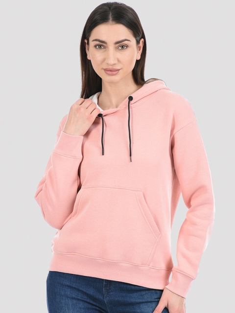 

ONEWAY Women Pink Hooded Sweatshirt