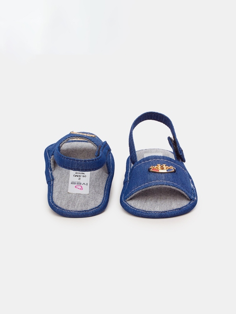 

Hopscotch Unisex Kids Blue & Brown Comfort Sandals