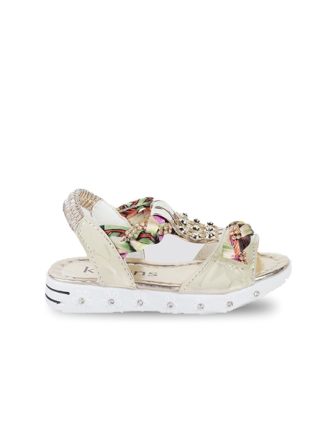 

Hopscotch Girls Gold-Toned Comfort Sandals
