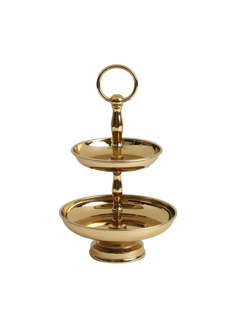 

Amoliconcepts Gold Solid Cake & Cookie Stand