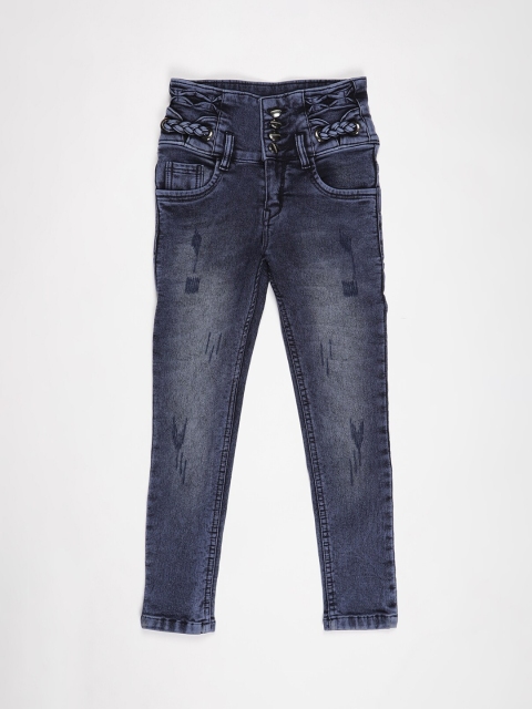 

V2 Value & Variety Girls Blue Distressed Jeans