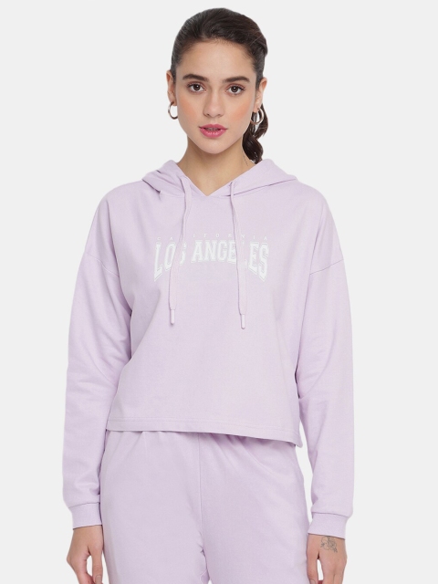 

R&B Women Purple Solid Sweatshirt
