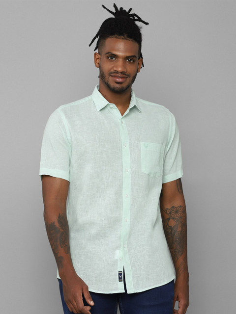 

Allen Solly Men Green Slim Fit Casual Shirt