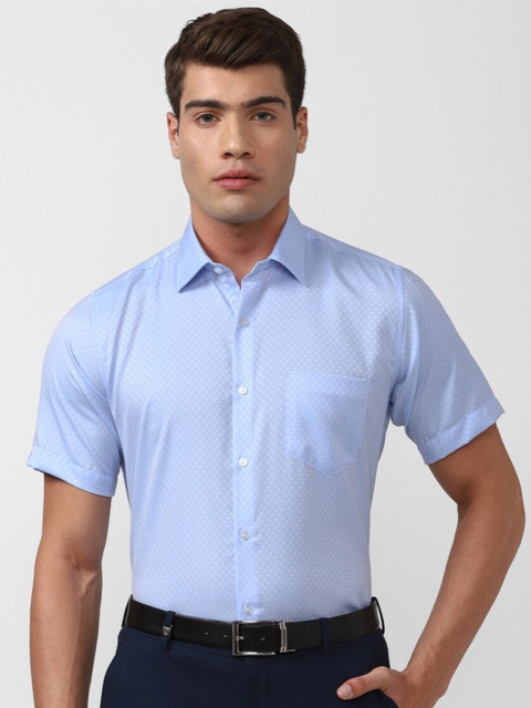 

Van Heusen Men Blue Formal Shirt