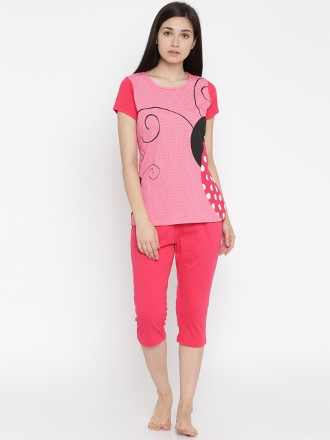 

Sweet Dreams Pink Printed Smart Fit Nightsuit 2183A7CO