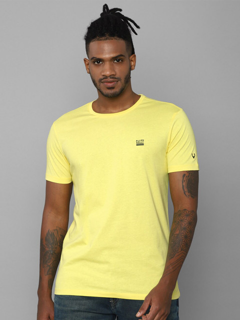 

Allen Solly Men Yellow T-shirt