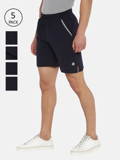 

Almo Wear Men Navy Blue 5 Lounge Shorts