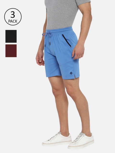 

Almo Wear Men Blue & Maroon 3 Lounge Shorts