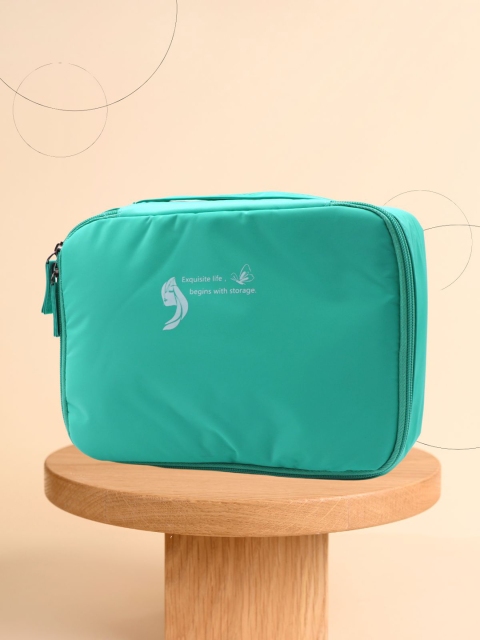 

Peau D'origine Women Green Solid Makeup Organiser