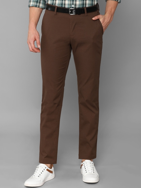 

Allen Solly Men Brown Trousers