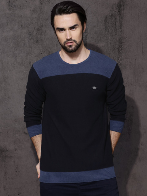

Roadster Men Blue Pullover, Navy blue
