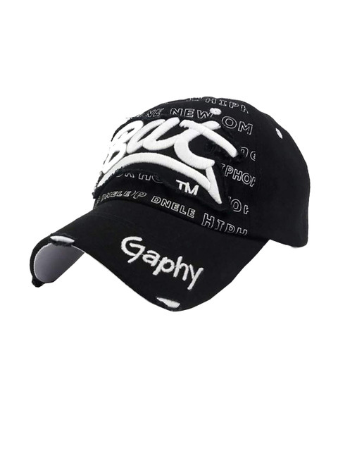 

YOUSTYLO Unisex Black Caps