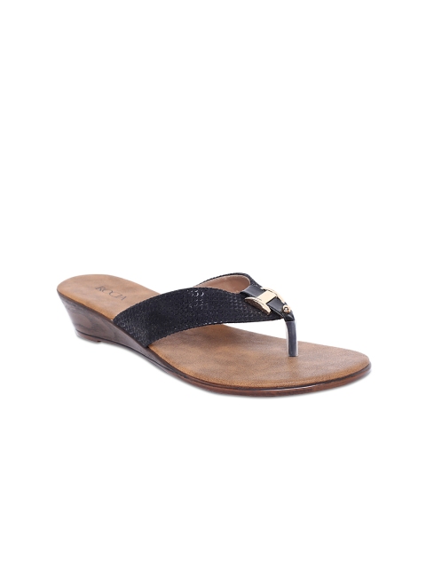 

Rocia Women Black Solid Sandals