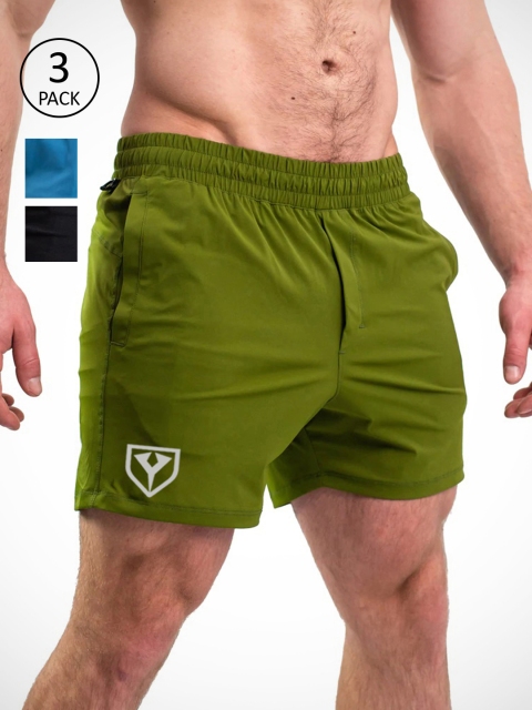 

Yazole Men Multicoloured Loose Fit Training or Gym Sports Shorts, Multi