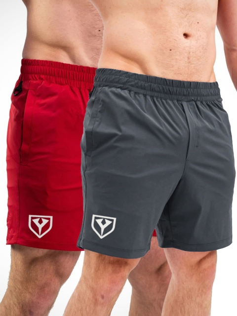 

Yazole Men Multicoloured Loose Fit Training or Gym Sports Shorts, Multi