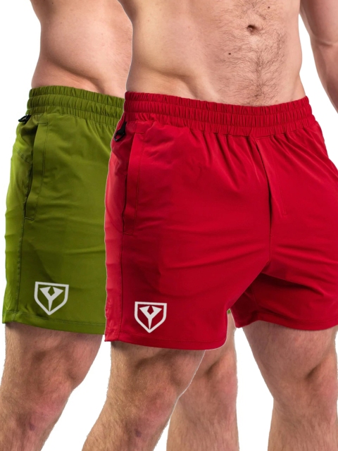 

Yazole Men Multicoloured Loose Fit Training or Gym Sports Shorts, Multi