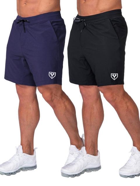 

Yazole Men Multicoloured Loose Fit Training or Gym Sports Shorts, Multi